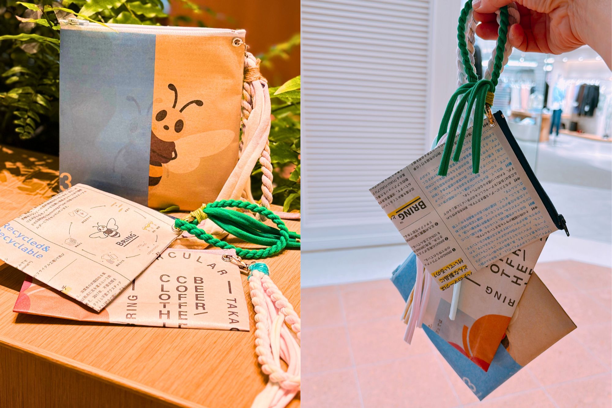 3/21（土）　防災フェア　アップサイクルポーチ＆Tシャツストラップ作り}